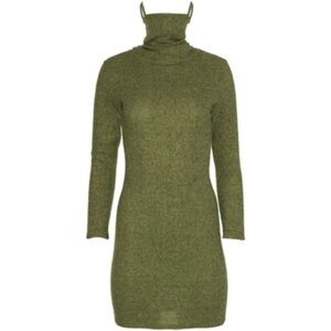 💞 New Women’s Juniors Medium Green Ruby & Lace Dress